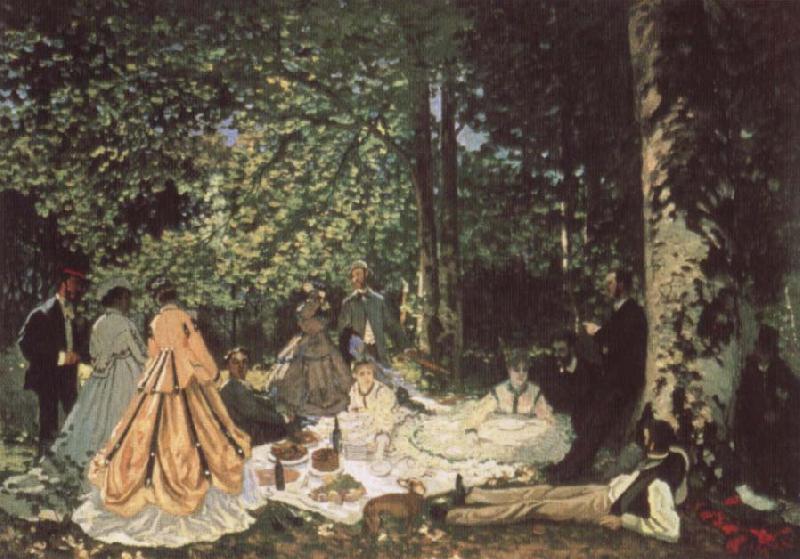 Claude Monet Le Dejeuner sur I-Herbe Germany oil painting art